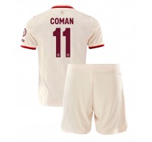 Bayern Munich Kingsley Coman #11 Koszulka Trzecia dzieci 2024-25 Krótki Rękaw (+ krótkie spodenki)